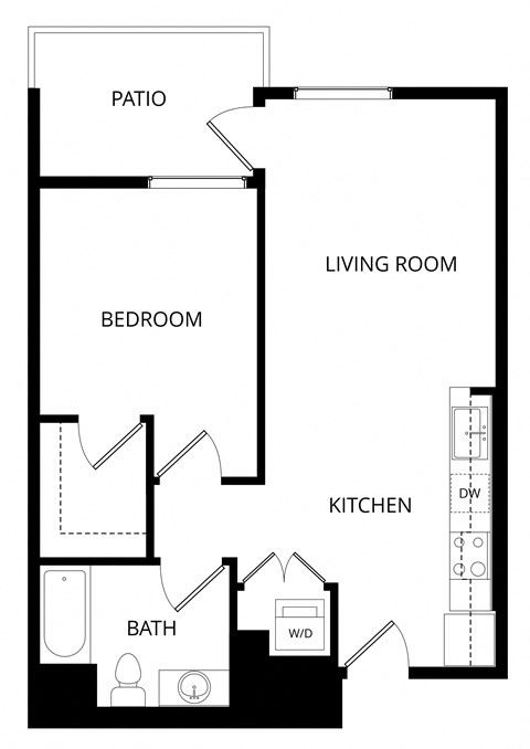 an illustration of a floor plan of a house